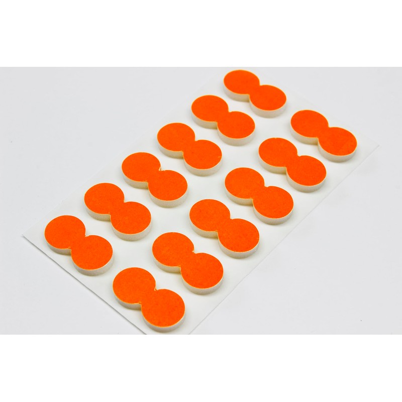 Pinch On Float/Fluorescent Orange/Fly Float/Pack of 12