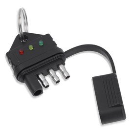 GZZTORES 4 Pin Trailer Connector Tester Trailer Wiring Circuit Tester 4 Way Trailer Plug Light Tester Car Accessories