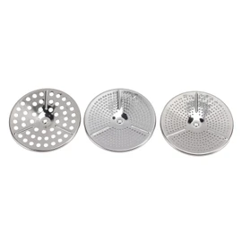 Molinillo Manual de Frutas y Verduras, Molinillo Manual de Alimentos 3 Placas Intercambiables Giratorio Fácil de Usar para Restaurante