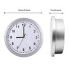 Storage Insurance Wall Clock,Safe Secret Clock with Compartment Unexpected Container