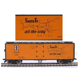 Model Power HO SCALE TRAINS MODEL POWER SANTA FE MAP REEFER CAR
