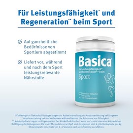 Basica Basica? Trink-Basenpulver fr Sportler | Citrusgeschmack | Kohlenhydrat-Elektrolyt-L?sung | basische Mineralien & Vitamine | fr Leistung* und Regeneration** beim Sport | 660 Gramm Dose