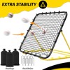 Dimples Excel Adjustable Baseball Softball Rebounder Net 4x4.5 FT with