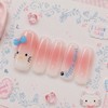 Lovely Cat Handmade Nail Tips - Oval L / 러블리
