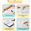 4 Pcs 9 Inch Textured Paint Roller Covers Mud Rollers