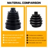 CV Boot Repair Kit,2Pcs CV Axle Boots with 4 Stainless