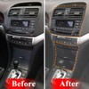 AeroBon TSX Real Carbon Fiber Interior Trim Overlay Compatible with