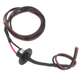 20A 250RPM Electric Slip Ring 2 Way Rotating Electric Conductive Ring Collector IP51 Protection