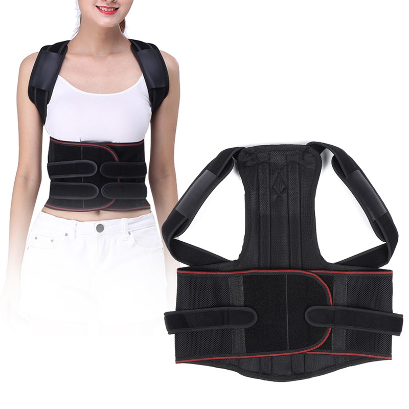 Lumbar Support Fixation Humpback Correction Back Spine Brace for Adult