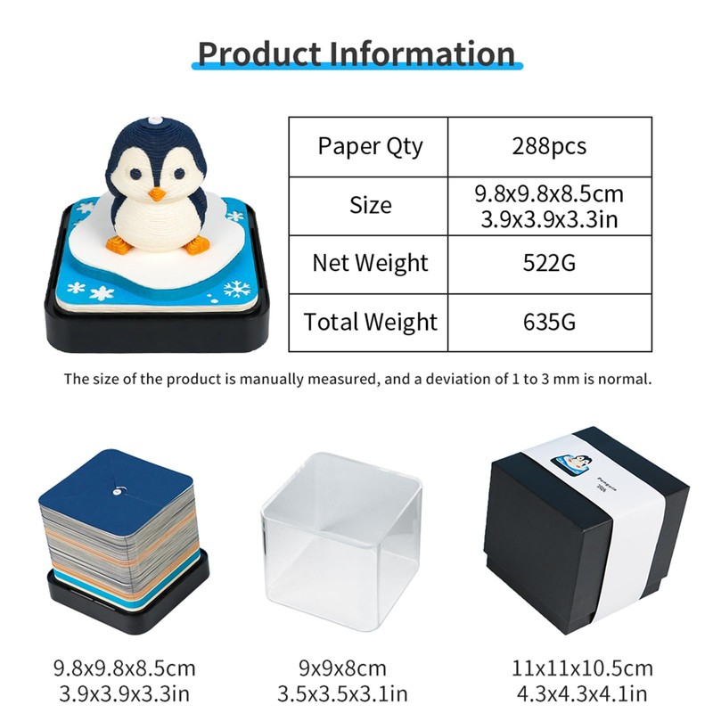 3D Calendar 2026,Time Piece Calendar 2026, 3D Tear-Off Art Desk