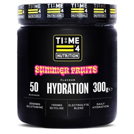 Hydration Formula Electrolytes Powder + Amino Acids Glutamine & Glycine Advanced Rehydration Formula Suitable for Vegans, Sugar Free – Energy, Focus, Avoid Dehydration (300g, Summer Fruits)