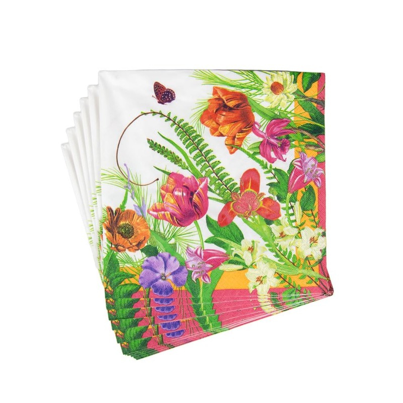 Caspari La Dolce Vita Dinner Napkins - 20 Per Package,