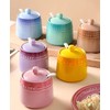 RockTrend Colourful Ceramic Spice Jar Seasoning Box Condiment Pot Sugar