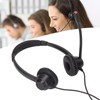 RJ9 Telephone Headset with Microphone Noise Cancelling Dual Ear Office