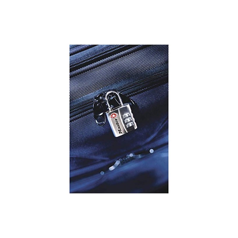 Master Lock 4680DNKL Nickle Finish TSA-Accepted Luggage Padlocks