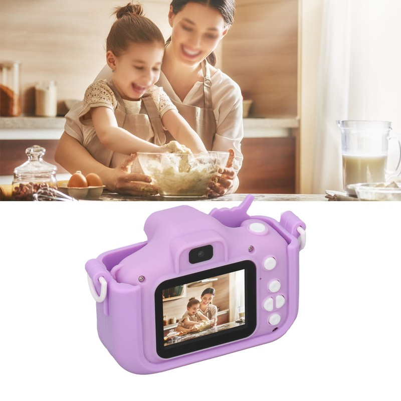 Kids Camera Toys Digital Photo Video Recording Camcorder Cute Cartoon