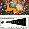16-Pattern Christmas LED Light Projector – USB Powered Indoor Festive