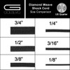 Shock Cord - Black Diamond Weave Elastic Bungee Cord -
