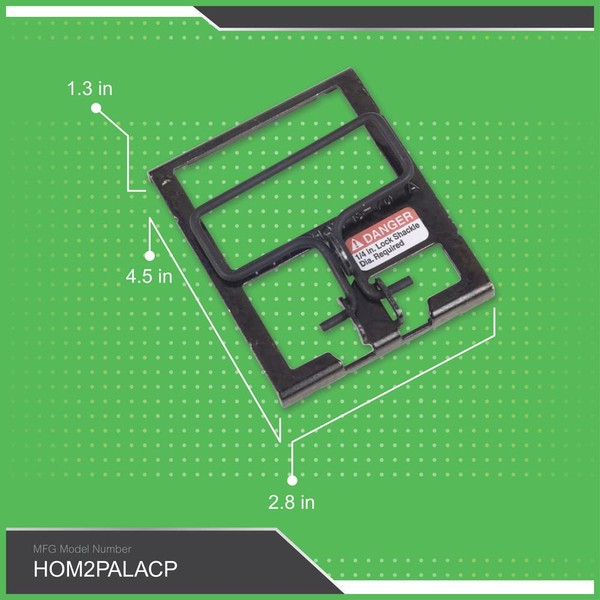 Square D - HOM2PALACP Homeline Two-Pole Circuit Breaker Handle Padlock Attachment