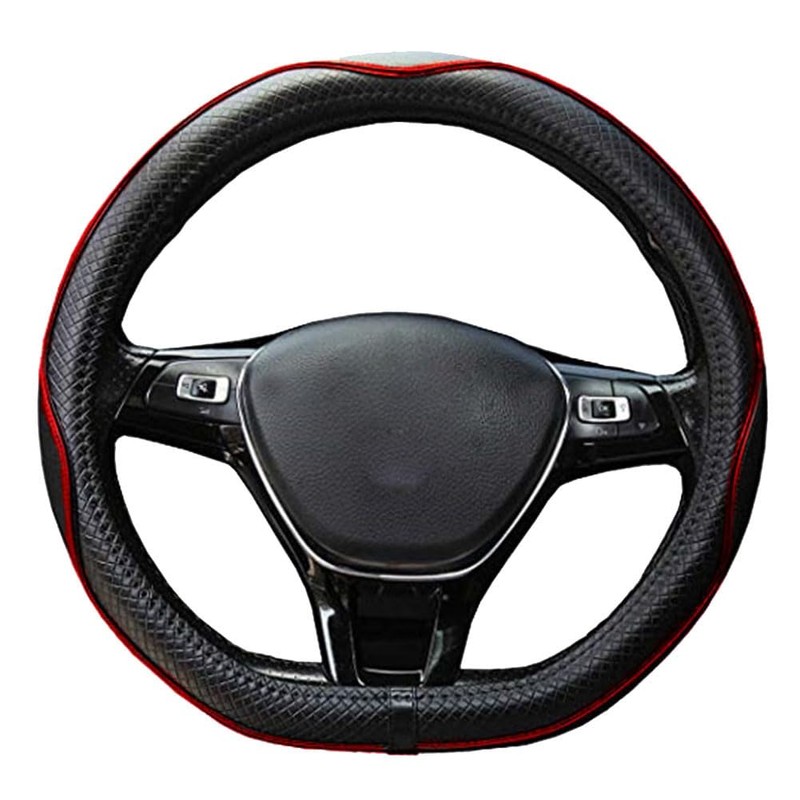 Mayco Bell Flat Bottom Steering Wheel Cover Anti-Slip,Safety,Soft,Breathable,Durable,Full Surround,Comfortable Grip