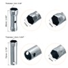 sourcing map 3 Pcs Dual-Ended Wrench Socket Spark Plug Spanner