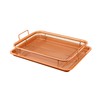Homiu Copper Crisper Oven Tray - 2in1 Non-Stick Oven Baking