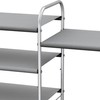 Simple Houseware 3-Tier Shoe Rack Storage Organizer, Grey – Space-Saving