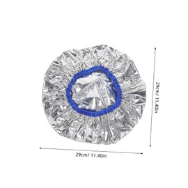 Ipetboom 3Pcs Deep Conditioning Heat Caps for Hair Treatments Reusable Tin Foil Hair Mask Caps for Nourishing and Steam Processing