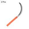 HARFINGTON 2pcs 6 Inch Brush Clearing Sickle with Forged Carbon