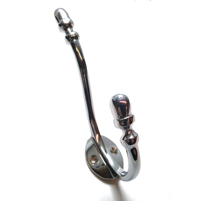 Ironmongery World®Silver 5 X Traditional Victorian Acorn HAT & Coat