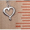 Little Silver Heart Dangle Earrings Love Romance. Jewelry Earrings for