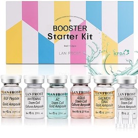 BB Meso Booster Starter Kit Serum Hyaluronic Acid Essence Skin Care Set 8 ml 6 Pieces Skin Care Serum for Face BB Radiance Facial Serum Kit