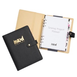 Trendy Sewing Journal by Mood Designer - A5 Size, Undated, Faux Leather Cover, Sewing Planner -5.875" x 8.25"