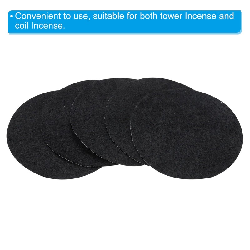 PATIKIL 3" Dia.Incense Burner Pad, 10 Pack Coil Incense Holder