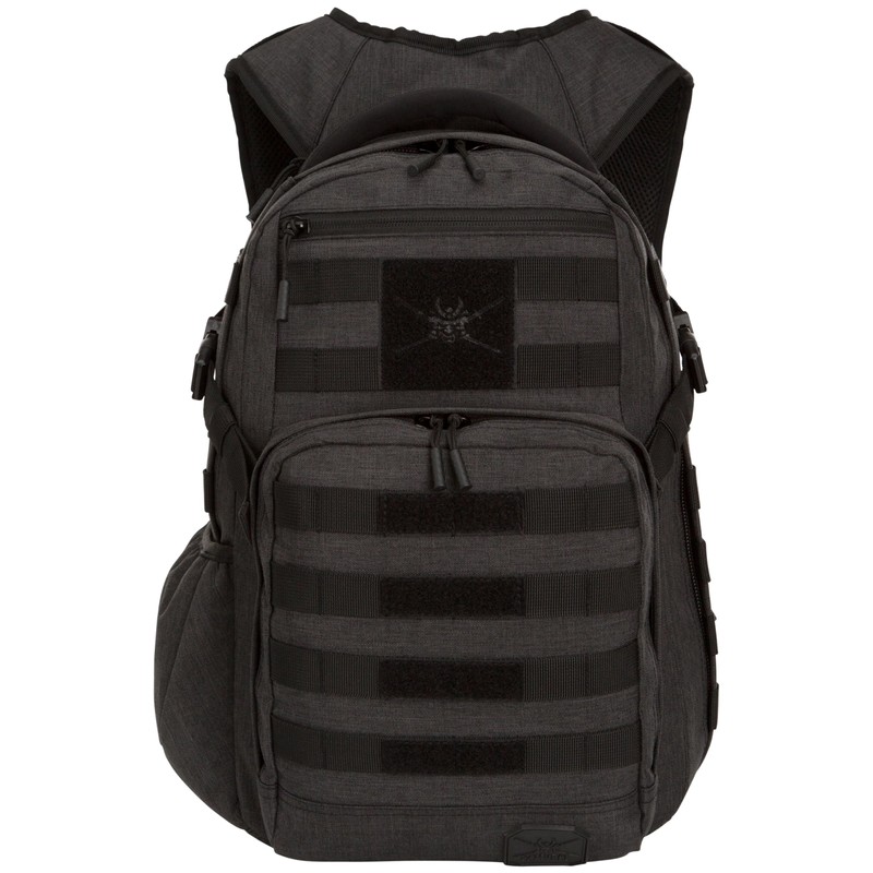 SAMURAI TACTICAL Tactical Backpack, Heathered, One Size