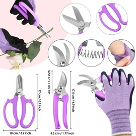 WILLBOND 121 Pcs Floral Arrangement Tool Kit Rose Thorn Remover Tree Pruner Cordless Trimmer Floral Gloves 22 Gauge Paddle Wire 26 Gauge Stem Wire Pearl Corsage Pin Pruning Shears(Fresh Color)