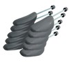 Incutex 5 pairs shoe trees variable size UK 5-11, plastic