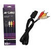 KMD AV Cable-Giftbox Package-Black, GameCube