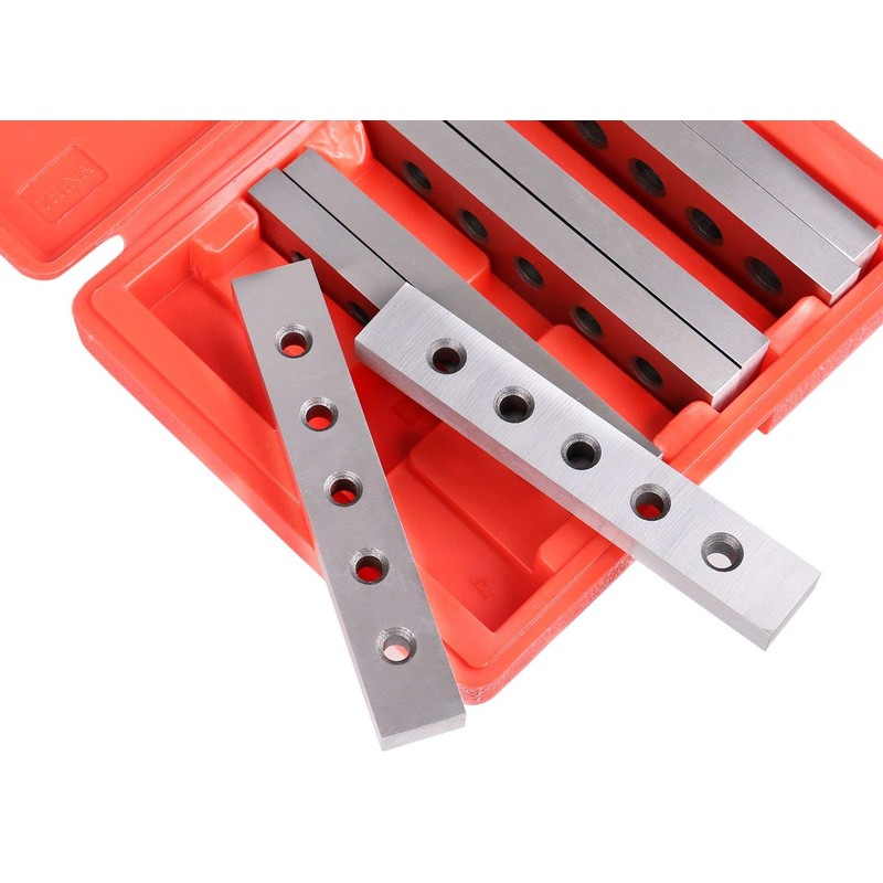 Accusize Industrial Tools 1/2" Thickness Precision Machinist's Parallel Sets, 4