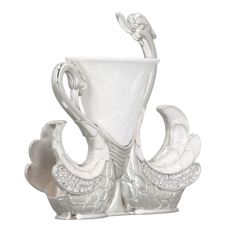 Swan Shape Dinnerware Set Light Luxury Exquisite Elegant Swan Shape