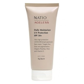 Natio Ageless Daily Moisturiser UV Protection SPF 50+ 75g