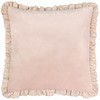 furn. Wylder Solene Ruffle Copricuscino – Velluto Pastello Morbido Bordo