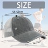 CWENDANER Unisex Baseball Cap, Trucker Cap, Mesh, Adjustable Mesh Running