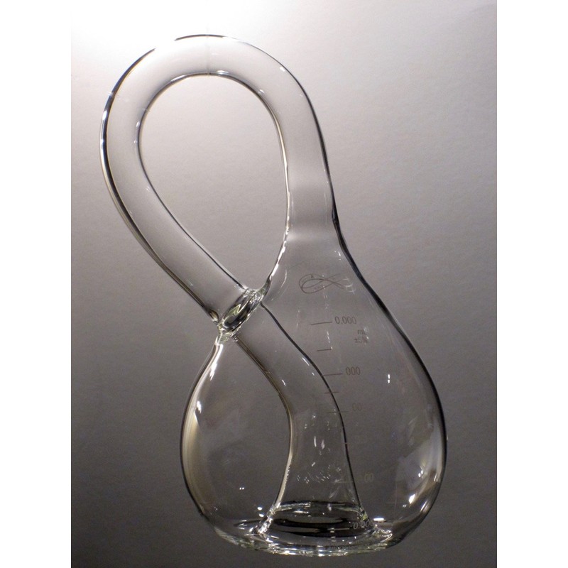 Handmade Glass Klein Bottle