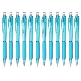 Pentel Wow Lapicero/Portaminas Color de Barril Azul Pastel 0.5 mm Caja con 12 Piezas-AL405LT-S