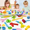 45 Piece Set Playdough Set, Playdough Accessories, Play Dough Tools,