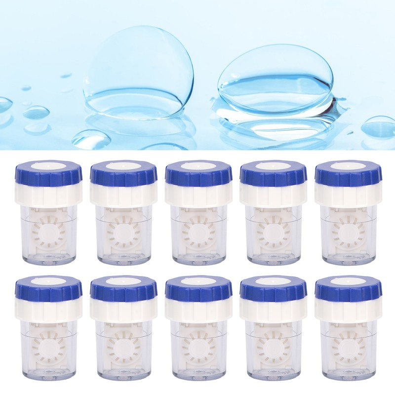 10pcs Manual Contact Lens Cleaner Professional Portable Contact Lens Washer