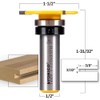 Yonico Top Bearing Slot Cutter Router Bit 3/32-Inch 1/2-Inch Shank