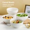 KOOV 24 Ounce Soup Bowl Set, Porcelain Cereal Bowls Microwave