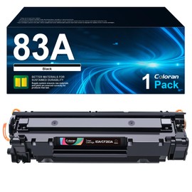 Coloran 83A CF283A Compatible with HP 83A Toner Black for HP Laserjet Pro MFP M127fw Toner MFP M125nw M125a M127fn M127fs M225dn M225dw Pro M201dw M201n (Black, Pack of 1)